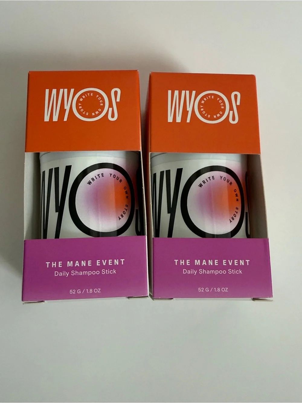 2x WYOS The Mane Event Shampoo Stick